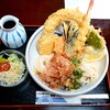 麺屋おほーつく - 料理写真:麺屋おほーつく＠湧別　えび・野菜天ぶっかけ（1250円）