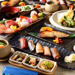 Kuzushi Sushi Kappou Kurage - コース料理は1名様から。当日OK。3000円より用意しております。