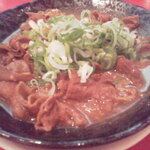 ラーメン桐生 - とろとろ柔らかもつ煮