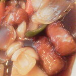 ラーメン桐生 - ゴロゴロした豚肉ちゃん