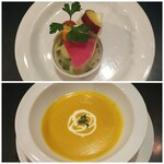 ツムギ キッチン - ◆サラダ◆♪
            ◆かぼちゃのスープ◆♪