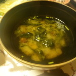 紅梅亭 - 朝食　みそ汁