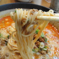 銀座 麒麟 - タンタンメンのアップ
