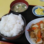 Chuukahanten Gokuu - 八宝菜定食ご飯大盛り