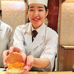 銀座 しのはら - フォアグラ最中