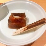 銀座 しのはら - 温かい水羊羹