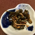 ジャム cafe 可鈴 - 【週替わりランチ(1,050円)】ごはんに付くお漬物。(もちろん自家製♪)