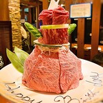 焼肉 スタミナ苑 - ２０１９肉ケーキ５０００円仕様