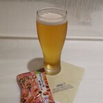 ANAラウンジ - オリオンビールとスナック