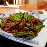 福香門 - 「ニンニクの芽と豚肉の炒め物」