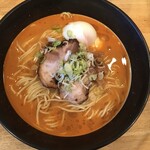 Tsukemen Ramen Kamon - 坦々麺780円