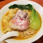 麺屋 六感堂 - オマール海老豚骨らーめん＋ワンタン増し