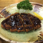 ふかわとんかつ店 - ロースかつ定食