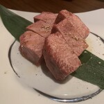 肉のひぐち直営焼肉 安福 - 厚タン