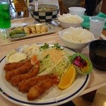 キンシャサ - 海老フライ定食￥５８０