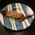 まにわ - サービスで出して頂いた烏賊の一夜干し