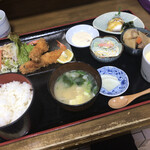 かのや - 車エビフライ定食