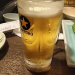 だんまや水産 - 生ビール(2019.12.07)