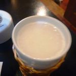 ふぐ乃小川 - 白子酒（1575円）・・・全くクセもなくなめらかで美味しいですよ。