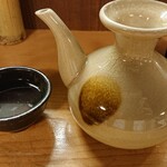 おてちきや - 芋焼酎前割り
      このカラカラは「たぬき」だそう(^^)