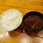 新宿さぼてん - おかわり・ご飯 & 味噌汁
