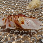 北新地 すし通 - 金目鯛炙り握り