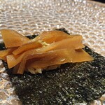 北新地 すし通 - 干瓢巻き