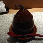 北新地 すし通 - あおさの茶碗蒸し
