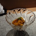 北新地 すし通 - 北海道バフンウニのひと口サイズのミニ丼