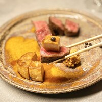肉屋甲 - 内モモとフォアグラ
