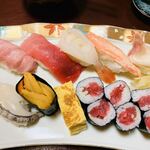 すし徳 - やってきました！私と長女の「上にぎり」♡