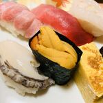 すし徳 - 「あわび」と「雲丹」、そして「鉄火巻き」♡