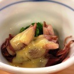 菊寿司 - 2012/3　つきだし　ホタルイカ