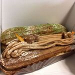 ・エクレール[抹茶ティラミス＋モンブラン]