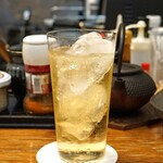 あそこ - Johnnie Walker Black Label のハイボール