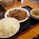 中華食堂 - ニラレバ定食2019.12.07