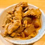 箱崎 井のかわず - 夜のサービス すじ煮込み！ 美味い！