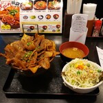 Kushiage Juraku - しびれ豚丼セット