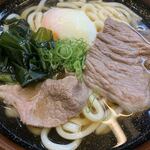 うどん市場 - オリーブ牛しゃぶしゃぶ風かけうどん