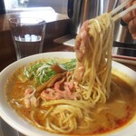 さんくるげ - 麺は細麺❗