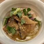 きはる - ゴマ鯖のお茶漬け〜旨旨なゴマ鯖をお茶漬けで頂きます。博多のゴマ鯖はめちゃくちゃ美味い。