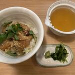 きはる - ゴマ鯖のお茶漬け。出汁はなんだったかな。