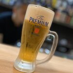 きはる - やっぱり生ビールでしょう。