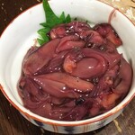 金町製麺 - ホタルイカの沖漬け
