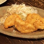 金町製麺 - 愛知県産鰡白子のフライ　400円