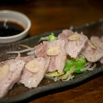 豚小家 - 2019.12 茹で豚 ニンニク醤油（680円）