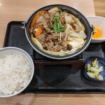 吉野家 - 牛すき鍋膳（648円＋税）