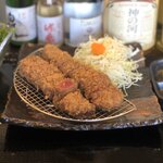 男の台所 家 - 牛かつ定食