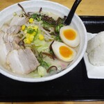 Touryu Uken - ちゃんぽん煮玉子、チャーシュートッピング