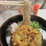 大相撲三月場所　食堂 - 蕎麦持ち上げ～